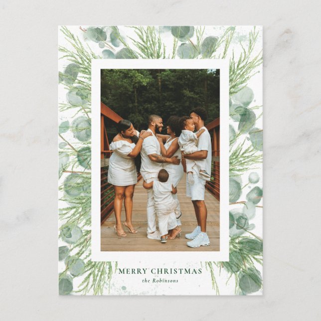 Carte postale de Noël Eucalyptus et Pine (Devant)