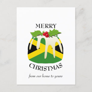 Carte postale de Noël Festidding JAMAICA FLAG