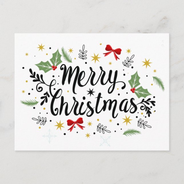 Carte postale de Noël - Joyeux Noël (Devant)