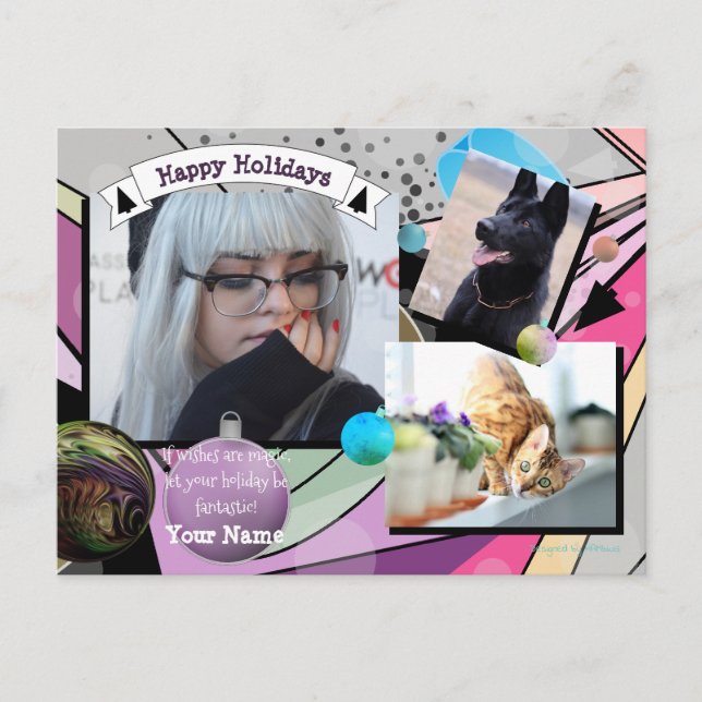 Carte postale de Noël magique par HAMbWG (Devant)