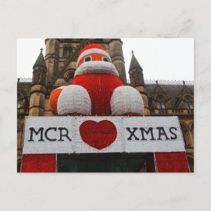 Carte postale de Noël Manchester