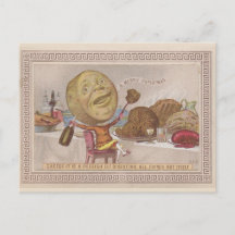 Carte postale de Noël Peevish Cheese