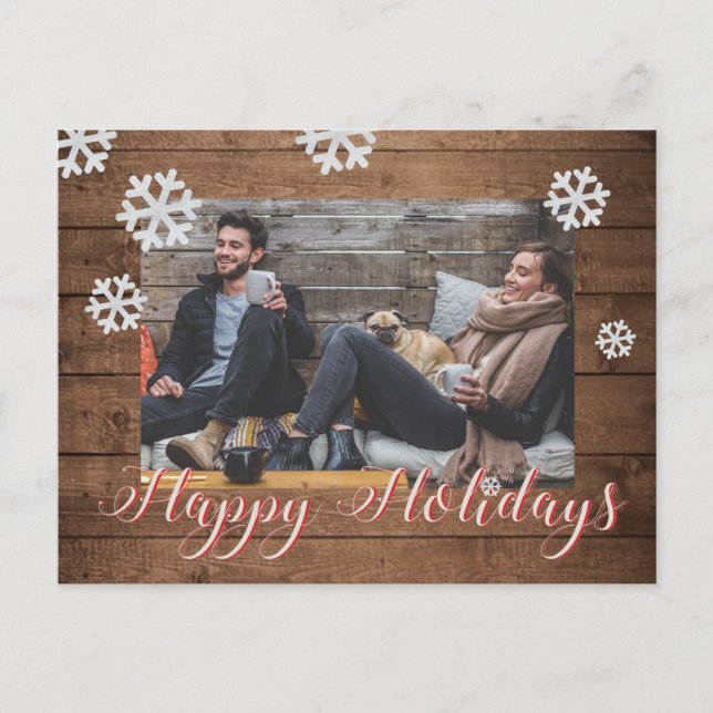 Carte postale de Noël personnalisée (Devant)