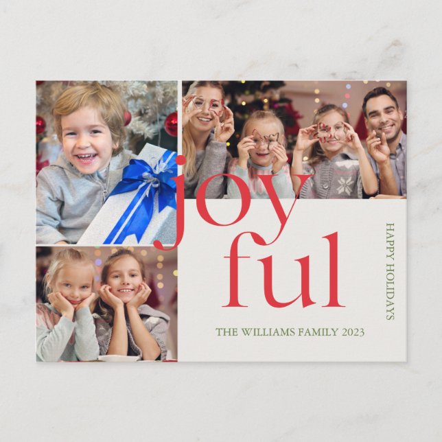 Carte postale de Noël personnalisée Xmas (Devant)