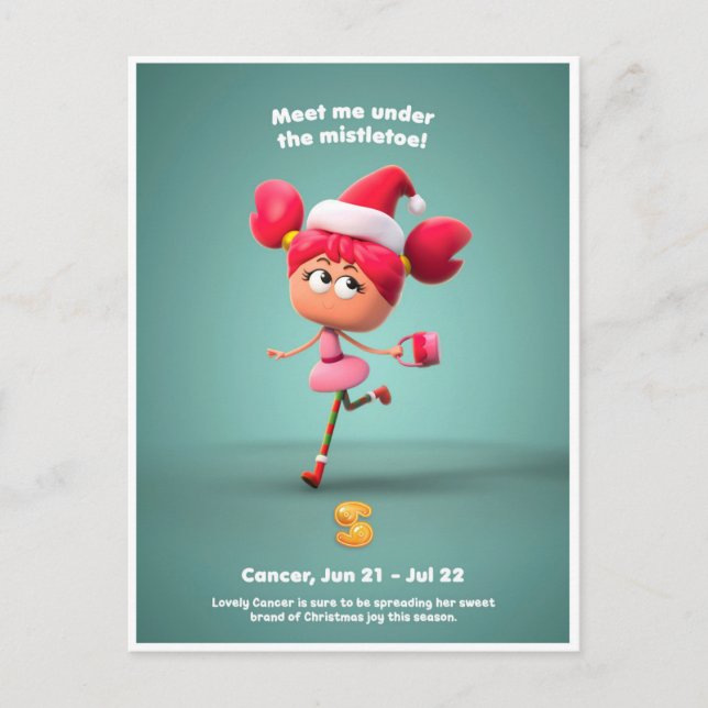 Carte postale de Noël pour le cancer (Devant)