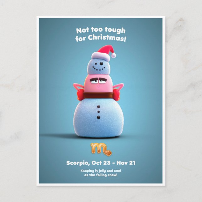 Carte postale de Noël pour Scorpio (Devant)