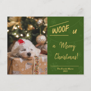 Carte postale de Noël (Puppy Ver.)