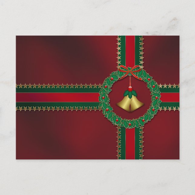 Carte postale de Noël Stars and Stripes (Devant)
