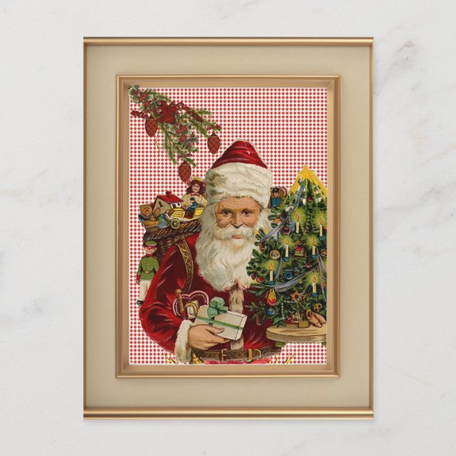 Carte postale de Noël vintage (Devant)