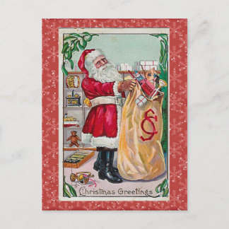Carte postale de Noël Vintage