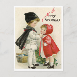 Carte postale de Noël vintage