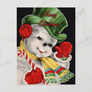 Carte postale de Noël Vintage