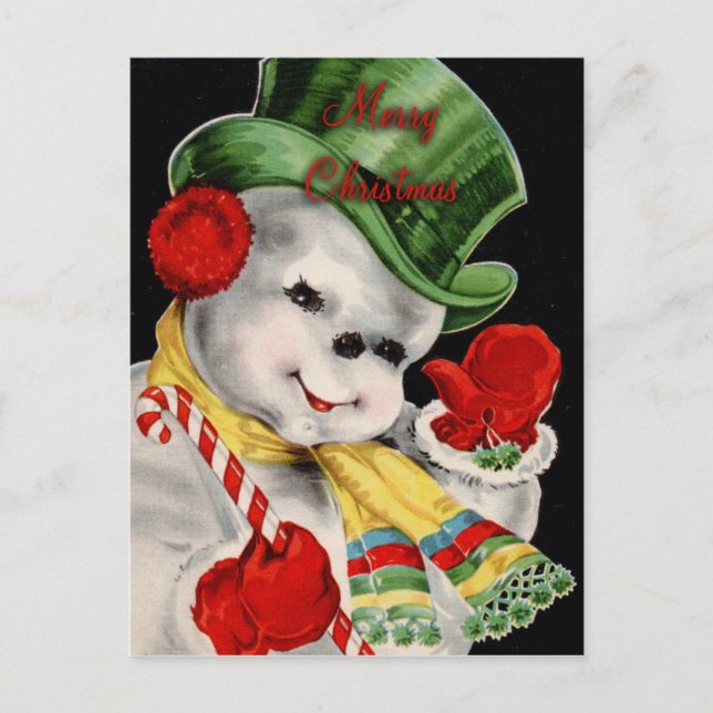 Carte postale de Noël Vintage (Devant)