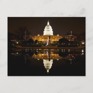 Carte postale de Noël Washington D.C.