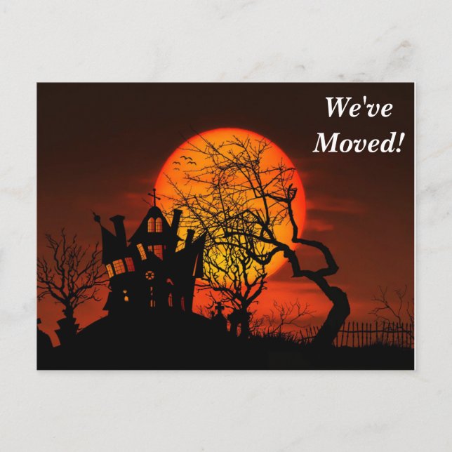 Carte postale de nouvelle adresse après déménageme (Devant)