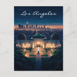 Carte postale de nuit de Los Angeles