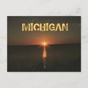 CARTE POSTALE DE NUIT MICHIGAN