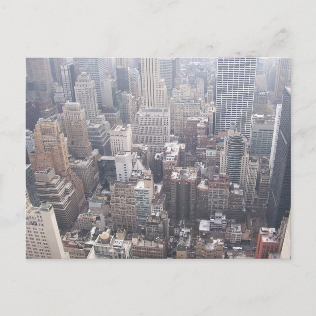 Carte Postale De NYC de vue de sud 5ème avenue vers le bas (Devant)