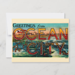 Carte postale de Old Ocean City NJ