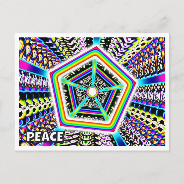 Carte postale de paix (vous pouvez changer les mot (Devant)