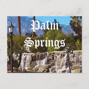 Carte postale de Palm Springs Californie