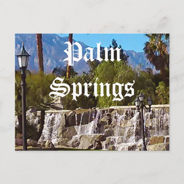 Carte postale de Palm Springs Californie (Devant)