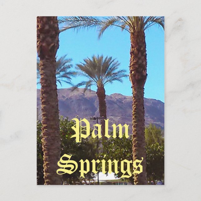 Carte postale de Palm Springs Californie (Devant)