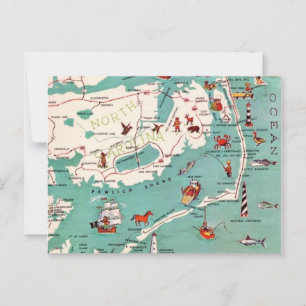Carte postale de Pamlico Sound Outer Banks