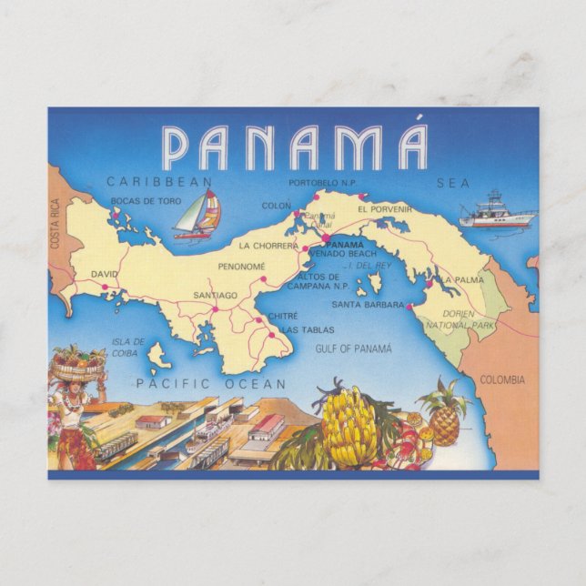 Carte postale de Panama (Devant)