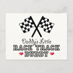 Carte postale de papa's Little Race Track Buddy