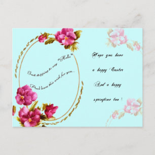 Carte postale de Pâques