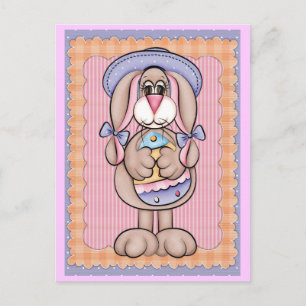 Carte postale de Pâques mignonne