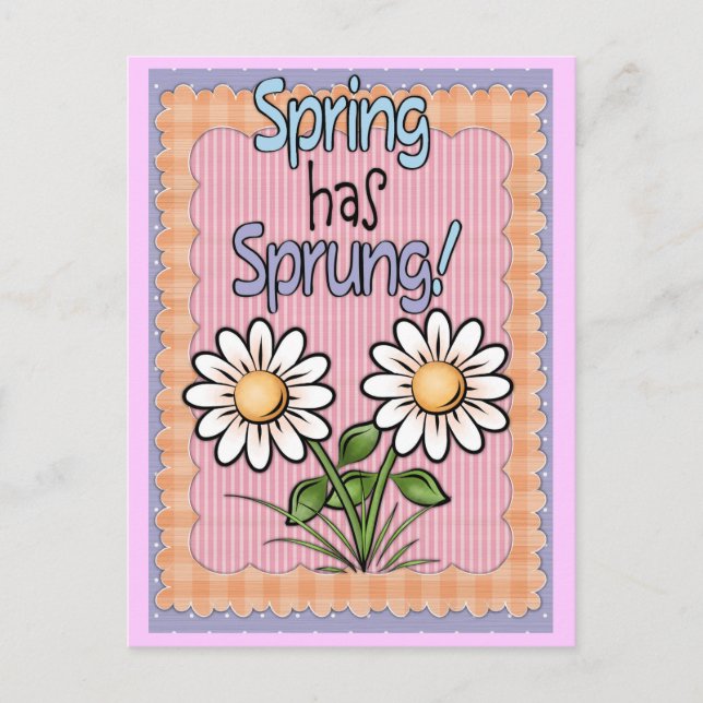 Carte postale de Pâques mignonne (Devant)