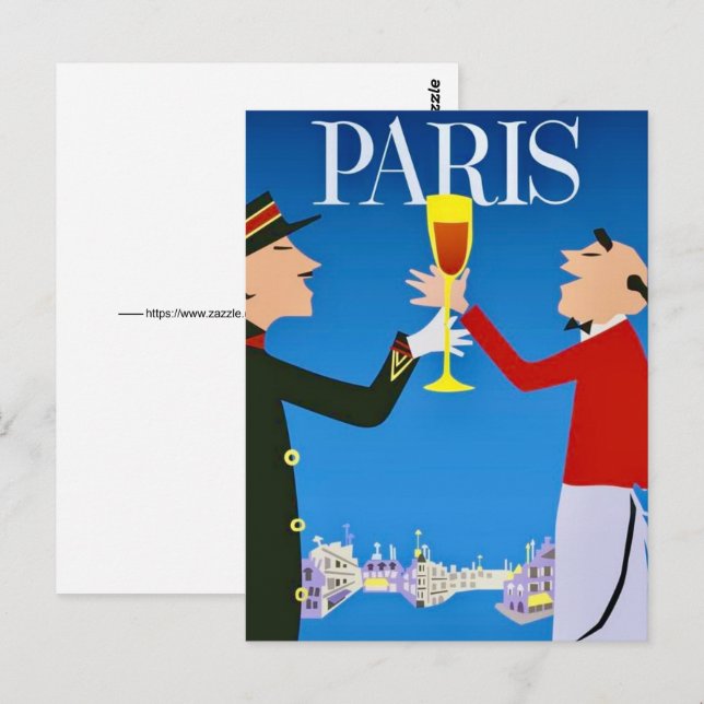 Carte postale de Paris France (Devant / Derrière)