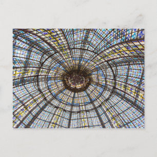 Carte postale de Paris France en verre teint