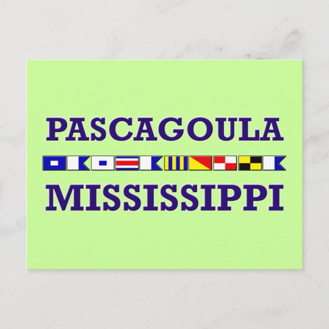 Carte postale de Pascagoula (Devant)