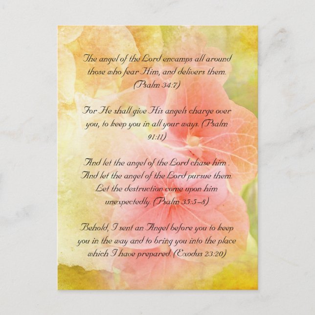 Carte postale de passage biblique (Devant)