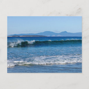 Carte postale de paysage de plage moderne dans la 