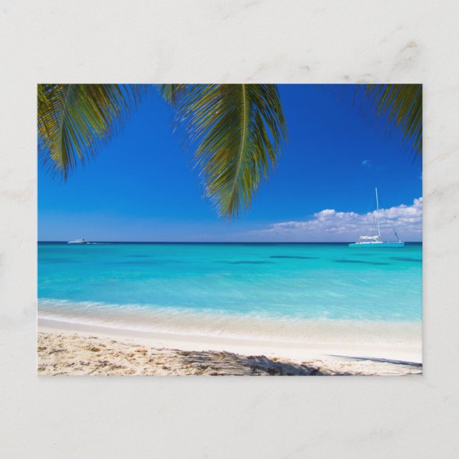 Carte postale de paysage de plage moderne dans la  (Devant)