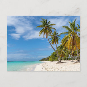 Carte postale de paysage de plage moderne dans la 
