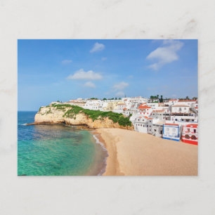 Carte postale de paysage de plage moderne de la na