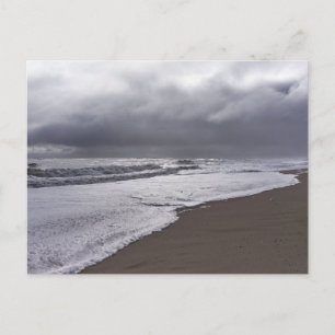 Carte postale de paysage de plage moderne de natur