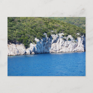 Carte postale de paysage de plage moderne de natur