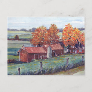 Carte postale de paysage du Wisconsin