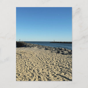 Carte postale de paysage océanique de plage
