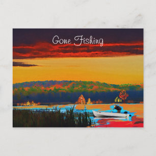Carte postale de pêche