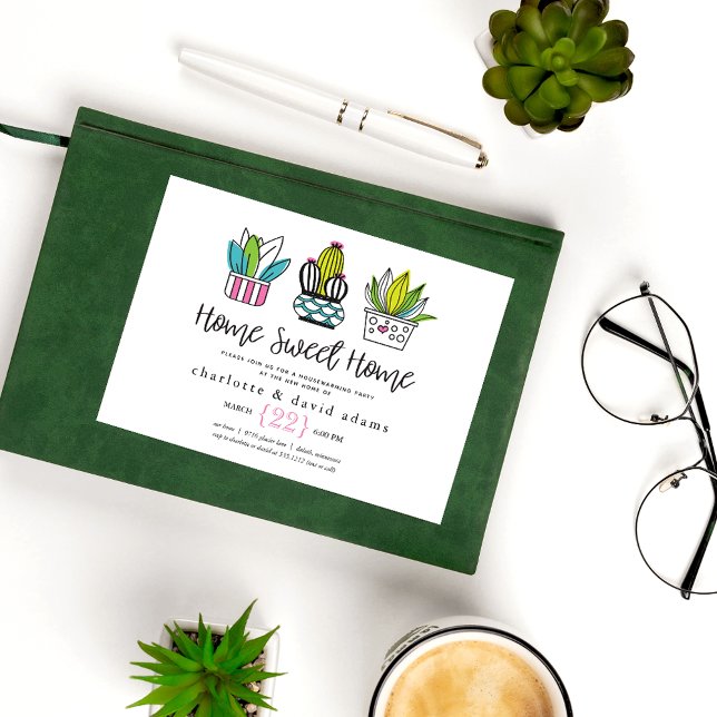 Carte postale de pendaison de crémaillère avec pla (Créateur téléchargé)