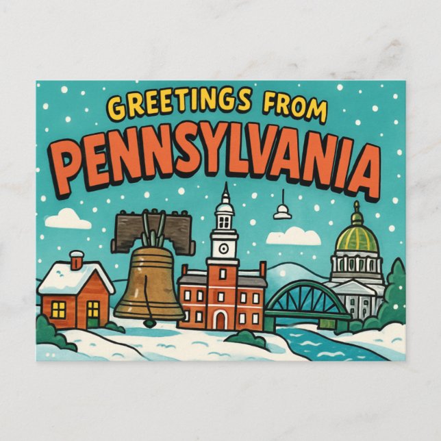 Carte postale de PENNSYLVANIE (Devant)