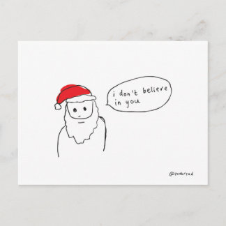 carte postale de père Noël