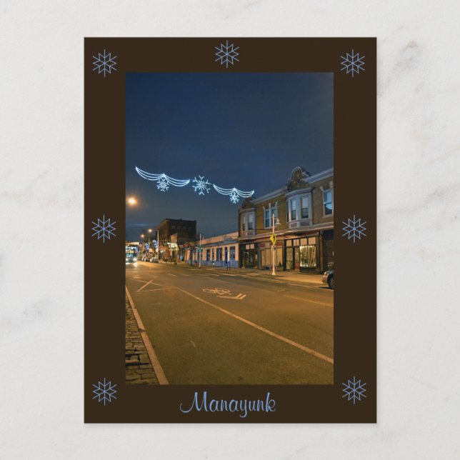 Carte postale de Philadelphie-Rue principale Manay (Devant)